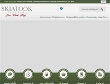 Tablet Screenshot of cityofskiatook.com